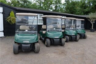 2013 EZGO RXV Golf Buggies x 4, Direct Finance Company 48 volt onboard Charger