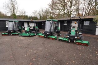 2012 Ransomes Parkway 2250 Plus 4WD with Cab Jacobsen HR6010 batwing