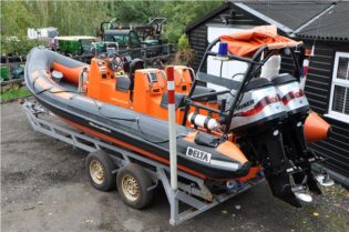 Delta Rigid Inflatable Boat 6.8 meter X Range with Twin 90hp Engines