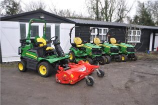 2023 John Deere 1570 Terraincut Mower with Trimax FX155 Flail 340 hours