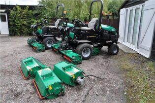 2014 Ransomes Parkway 3 Meteor Cylinder Mower + Flail Heads 4WD only 700 hours